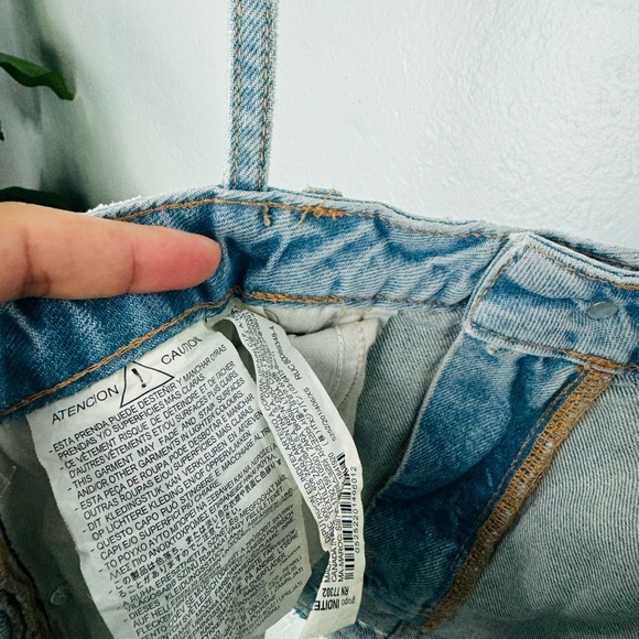 ZARA Denim Skirt style crop top blue size XS - Picture 9 of 11